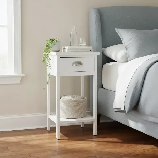 Producto - Mesa De Luz Nordica Chica 30x28x60alt Color BLANCO