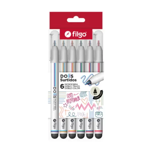 Producto - Microfibra filgo doble Dois x6