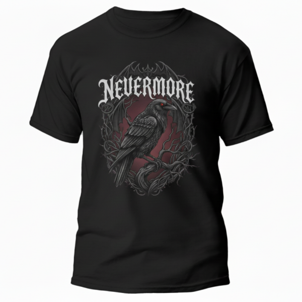 Producto - Remera Nevermore (Nunca más) Edgar Allan Poe