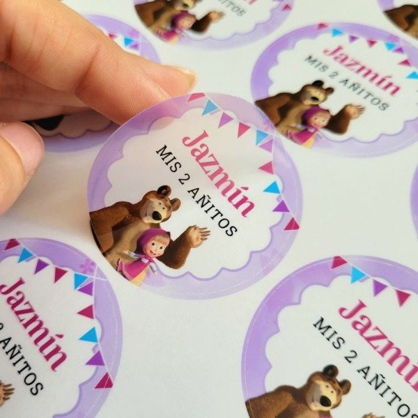 Producto - 3 Planchas de stikers vinilicos UV