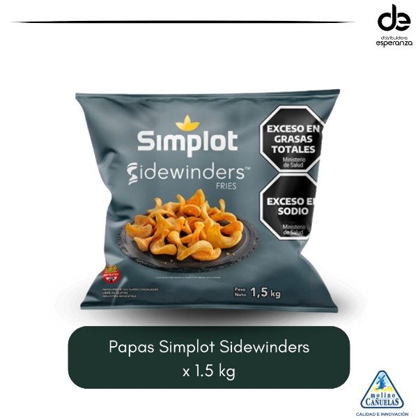 Producto - Papas Simplot Sidewinders x 1.5 kg