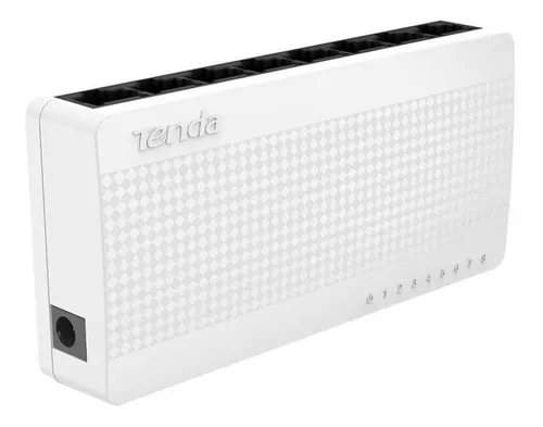 Producto - Switch 8 ports 10/100 -carcasa plástica -white -Tenda (S108)