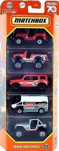 Producto - Matchbox 70 Años Pack X 5 Warn Industries 1/64