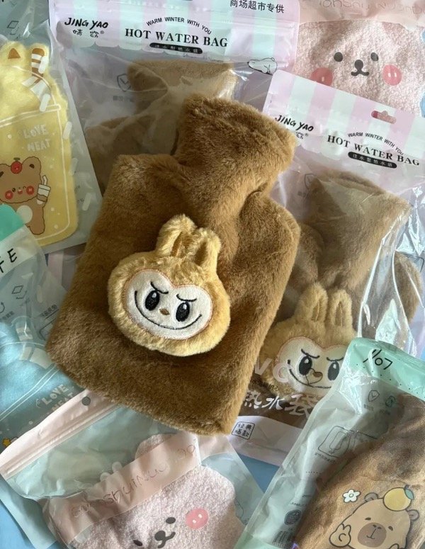 Producto - Bolsa agua caliente con funda Labubu