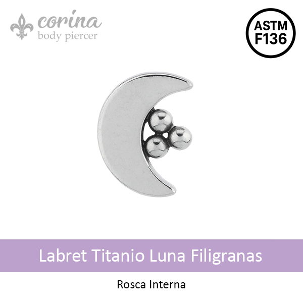 Producto - Labret Luna Filigranas