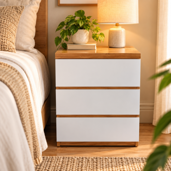Mesa de Luz Clásica de TM MUEBLES