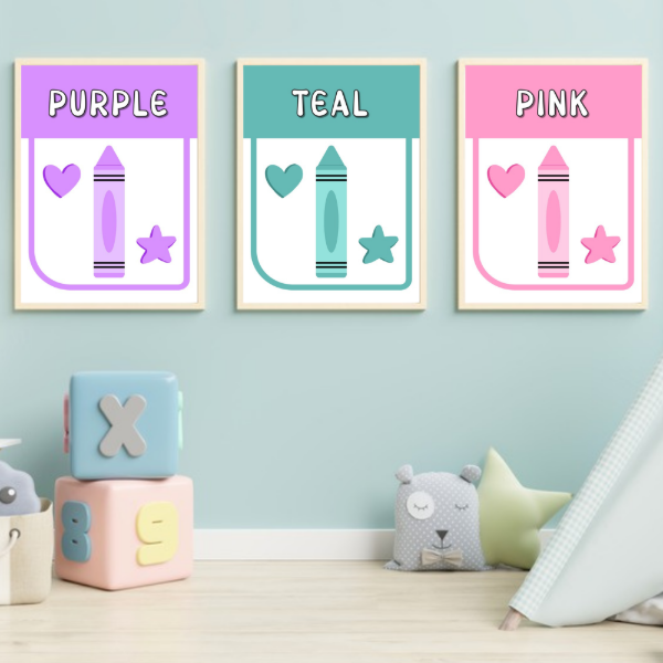 Producto - 15 laminas sobre los Colores en Ingles - PO-E04