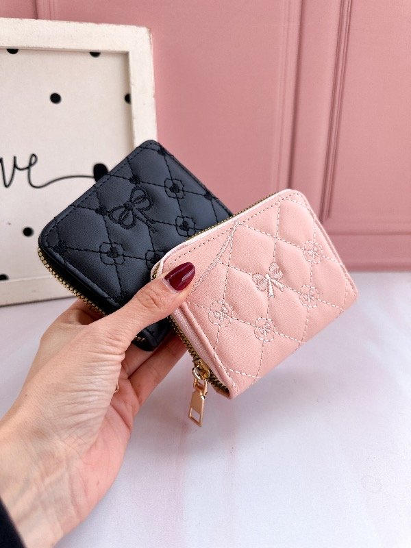 Producto - Billetera pocket moñitos con cierre - 0