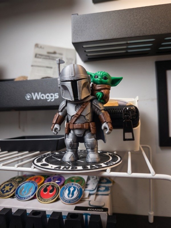 Producto - Grogu y Mandalorian