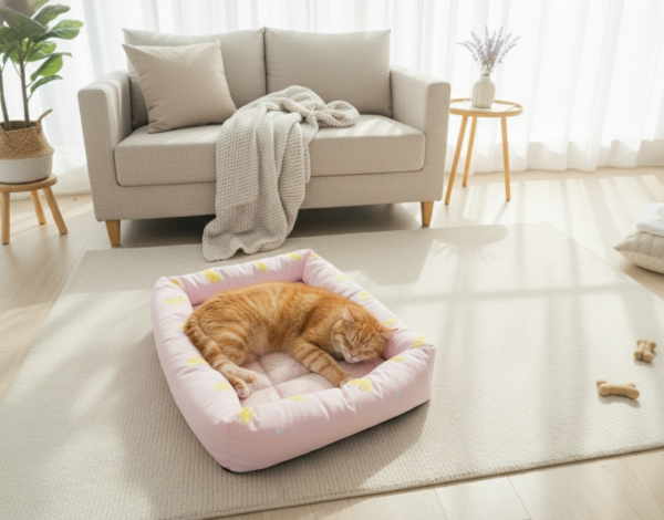 Producto - Camita rosa de osito con limones