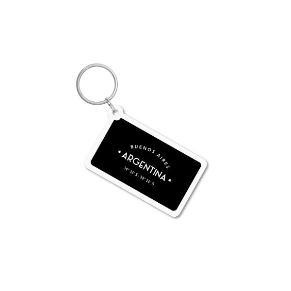 Producto - Llavero Buenos Aires RETRO NEGRO