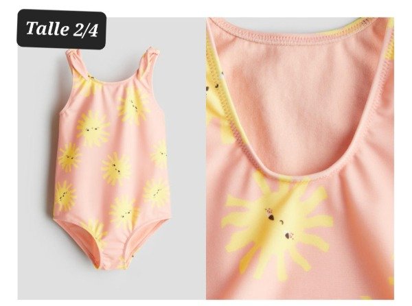 Traje de baño HyM talle 2/4 sol