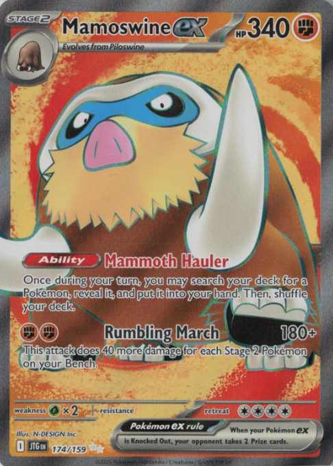 Producto - Mamoswine ex - 174/159 - Journey Together - Holo