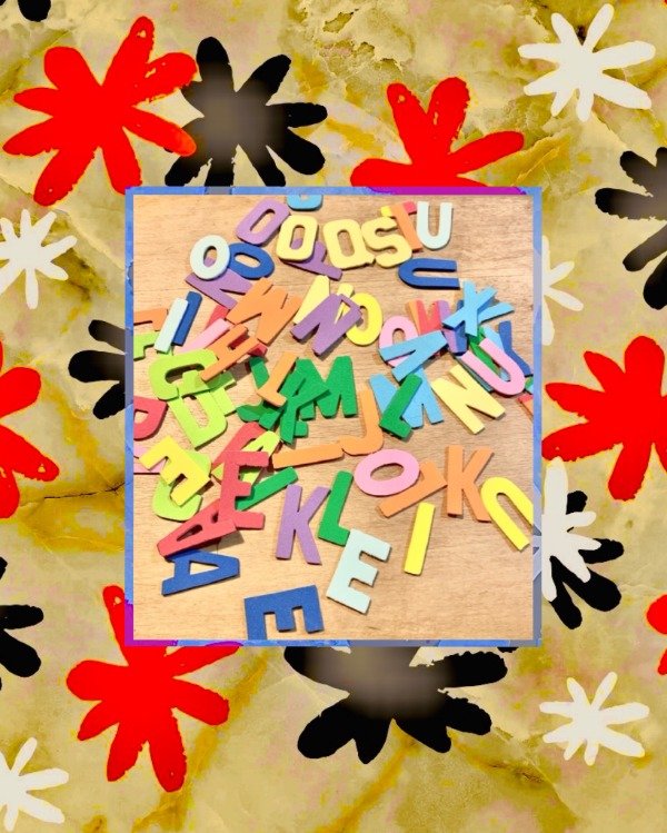 Producto - Abecedario en goma eva colores variados