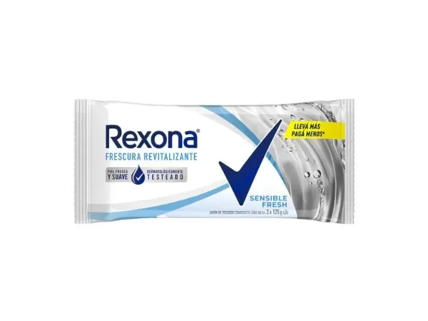 Producto - JABON TOCADOR REXONA X3 120Grs