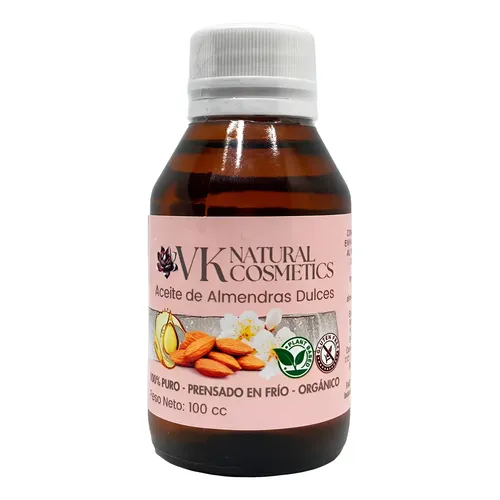 Producto - Aceite De ALMENDRAS Natural Organico Sin Gluten Vegano  VK
