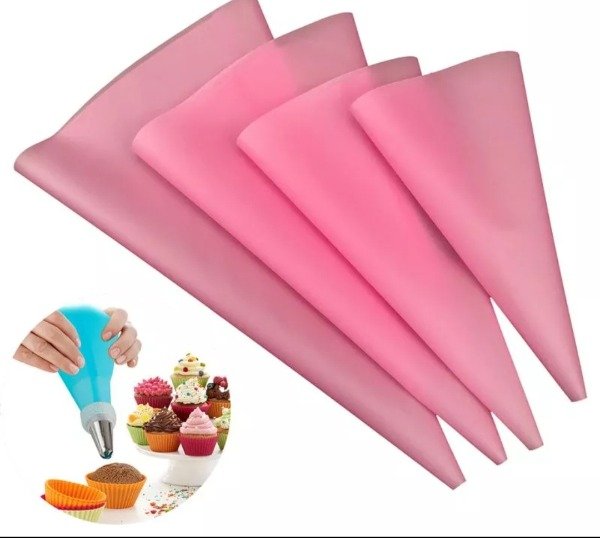 Producto - MANGA SILICONA 40 CM COLOR ROSA