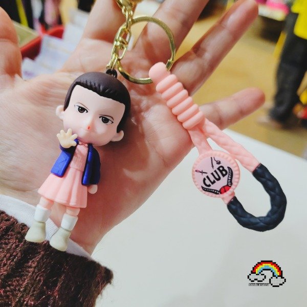 Producto - LLAVERO DE GOMA ELEVEN STRANGER THINGS