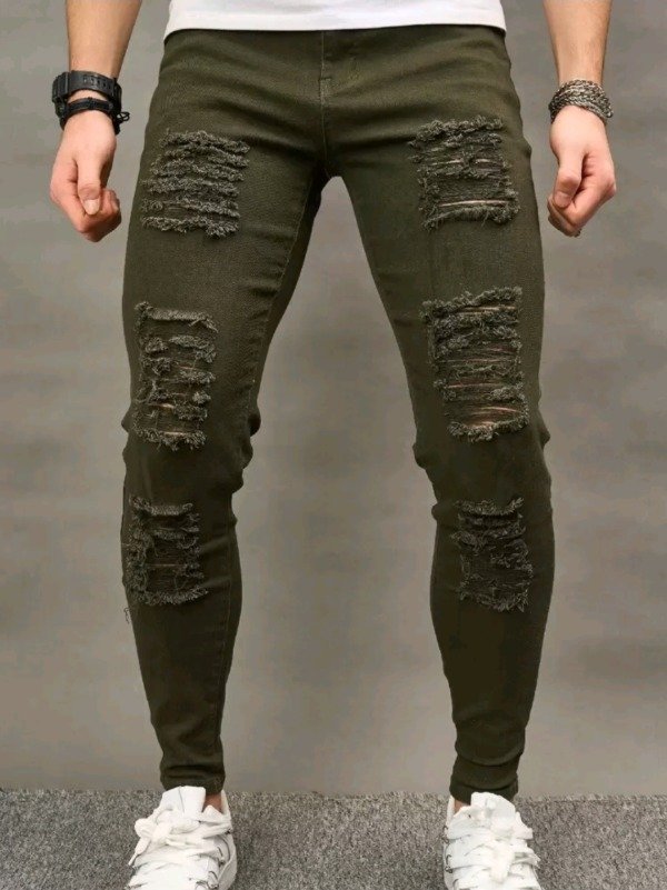 Producto - Pantalon jean leng verde - 4