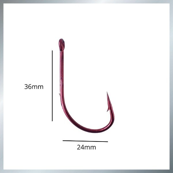Producto - 10 Anzuelos Maruseigo X-fish rojo n22 12288