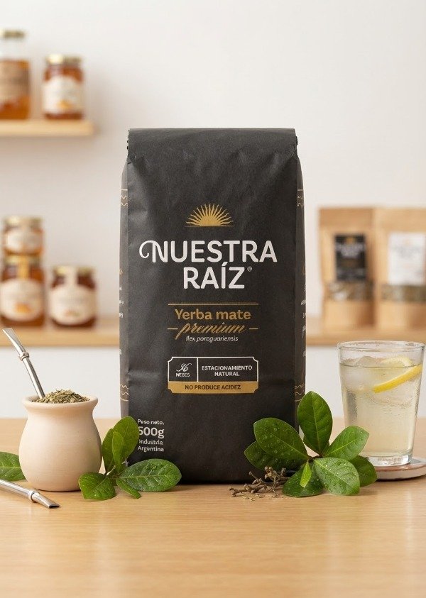 Producto - Yerba Premiun Nuestra Raíz x 500 gr