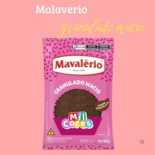 Producto - Granulado macio para nega maluca Malaverio