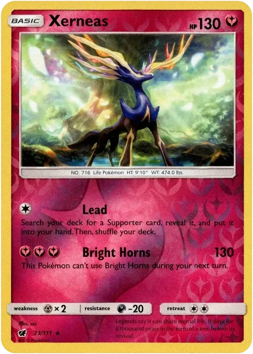 Producto - Xerneas - 73/111 - Crimson Invasion - Reverse Holo