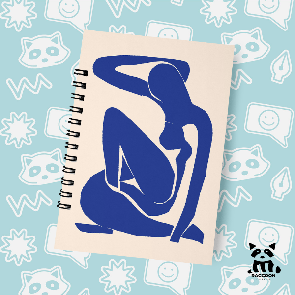 Producto - Cuaderno Desnudo Azul - Matisse