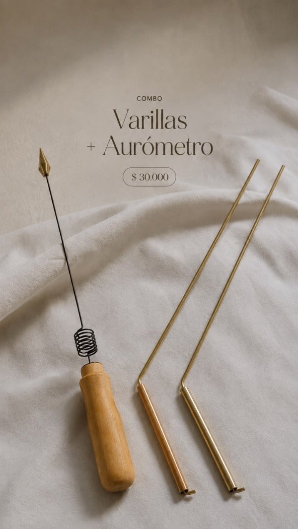 Producto - Combo varilla radiestesia + aurómetro