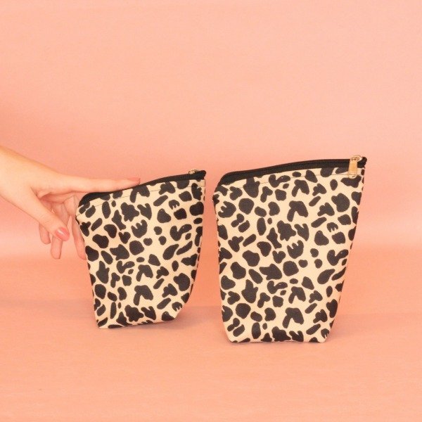 Producto - Chaulata set yerbera y azucarera de tela Animal print - Paprika!