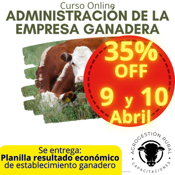 Producto - Curso online Administración de la Empresa Ganadera