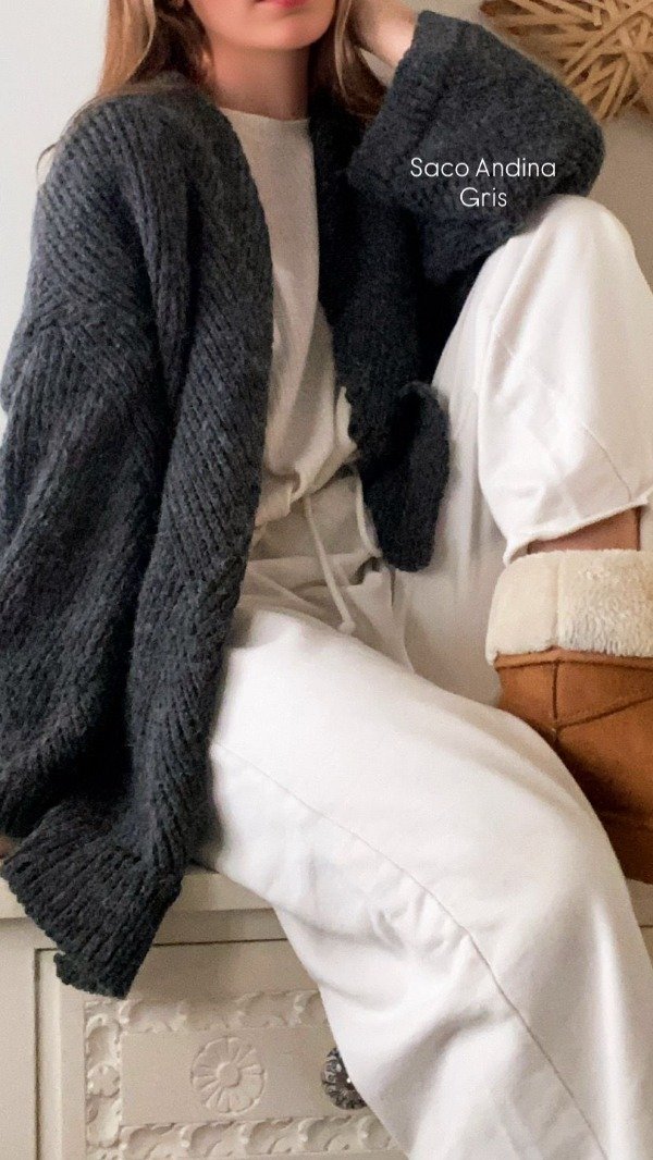 Producto - Saco Andina Gris