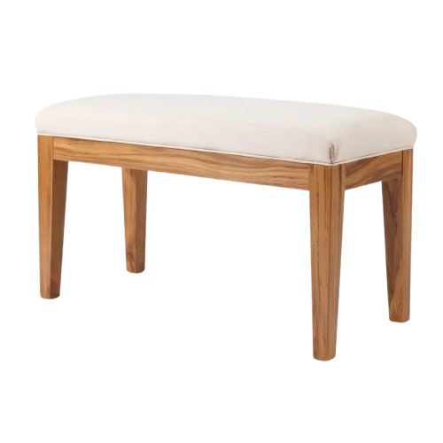 Producto - Banco Nórdico Pié de Cama tapizado liso Premium