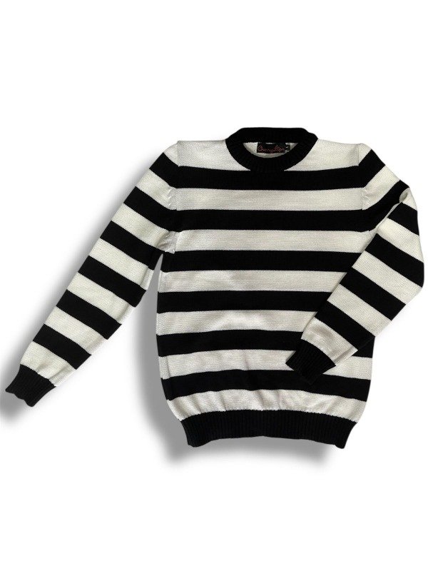 Producto - sweater rayado blanco y negro