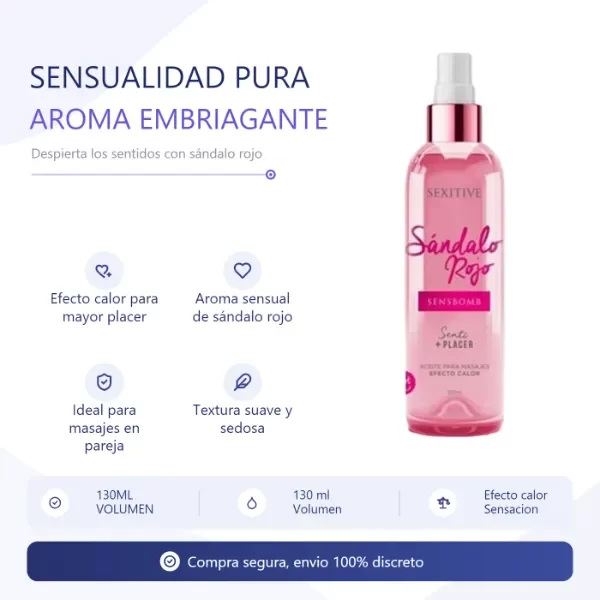 Producto - SensBomb Oleo (Sandalo Rojo) - 4