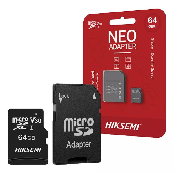 Producto - Micro SD 64gb Con Adaptador Hiksemi Clase 10