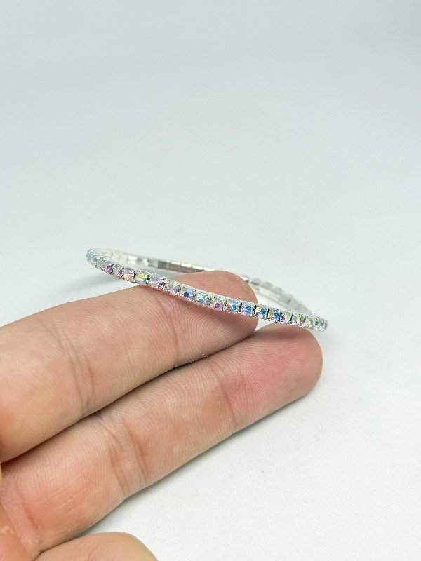 Producto - Pulseras elastizada de strass tornasolado (gruesa)