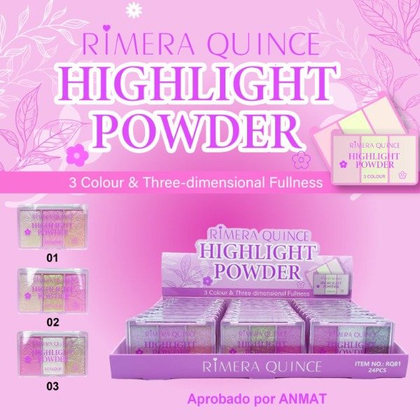 Producto - ILUMINADOR X3 TONOS - RIMERA QUINCR