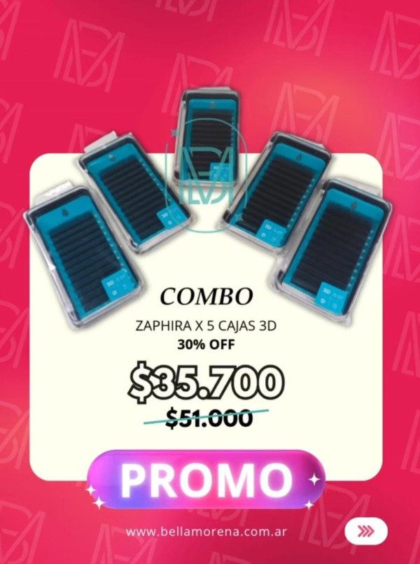 Producto - COMBO 3D ZAPHIRIA