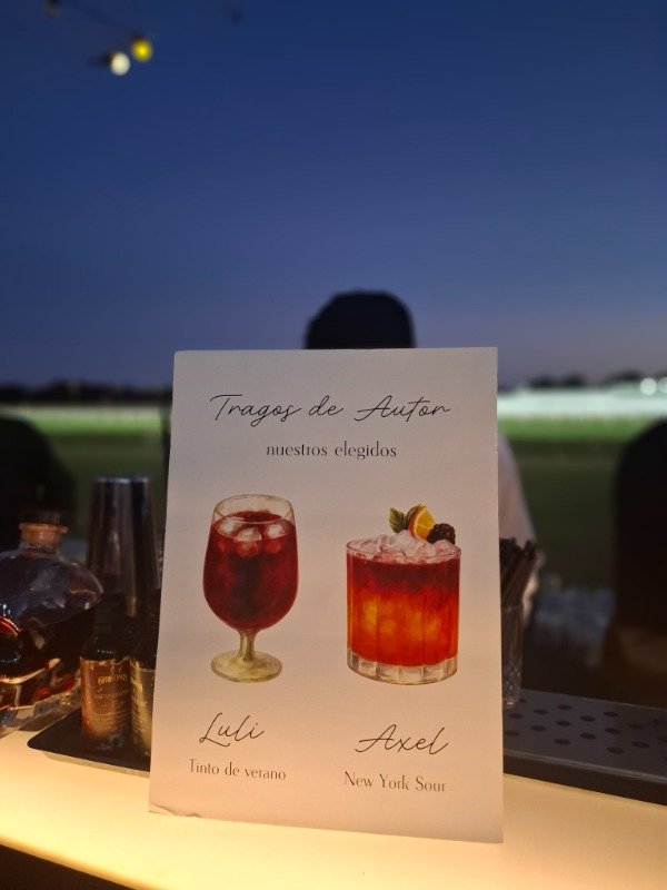 Producto - Carta Tragos novios