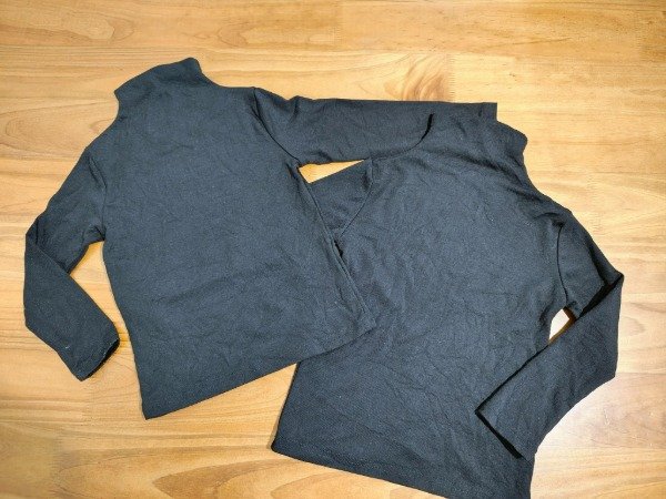 Producto - Combo x2 Remeras Shein Negras -Talle 4 años
