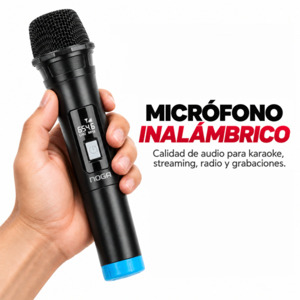 Producto - Micrófono Inalámbrico NOGA NG-MI130 - 1