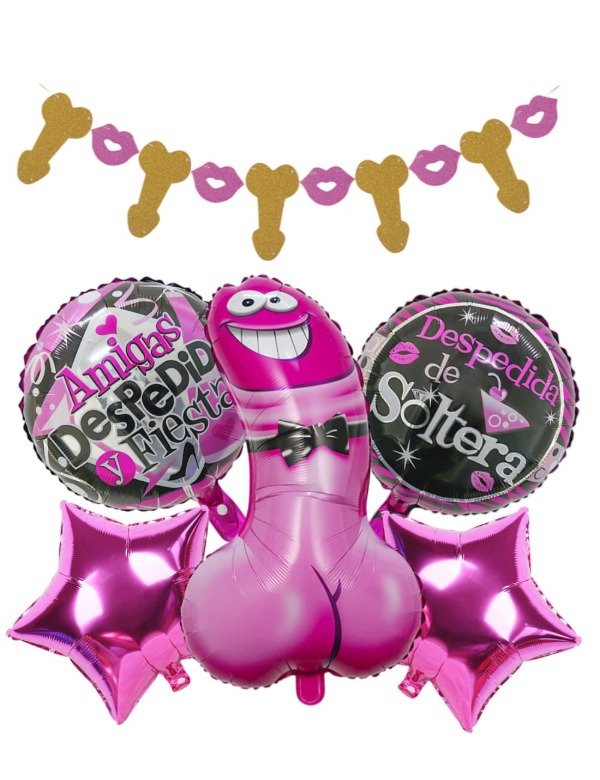 Producto - KIT GLOBO DESPEDIDA DE SOLTERA 5 PIEZAS x1