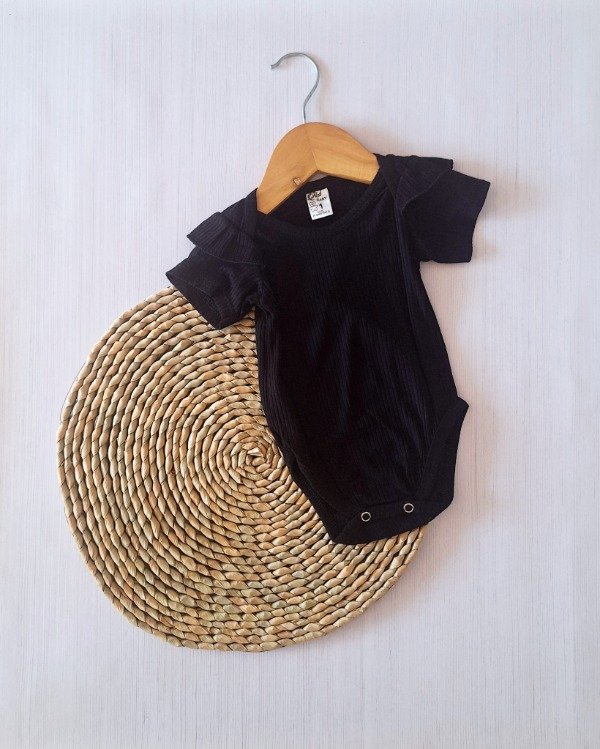 Producto - Body Morley Acanalado Negro