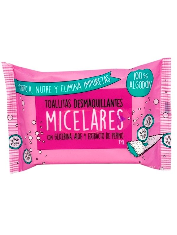 Producto - Toallitas Desmaquillantes micelares thelma y louise 20 piezas