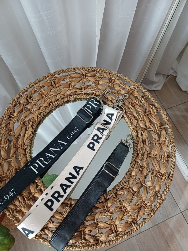 Producto - Correa desmontable NEGRA sublimada con blanco