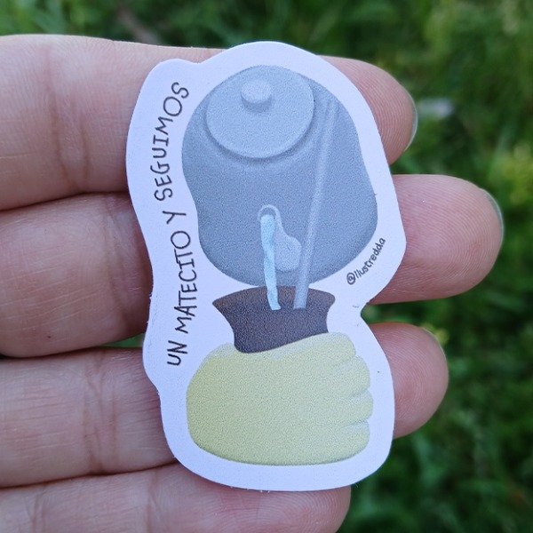 Producto - Sticker - Matecito y seguimos