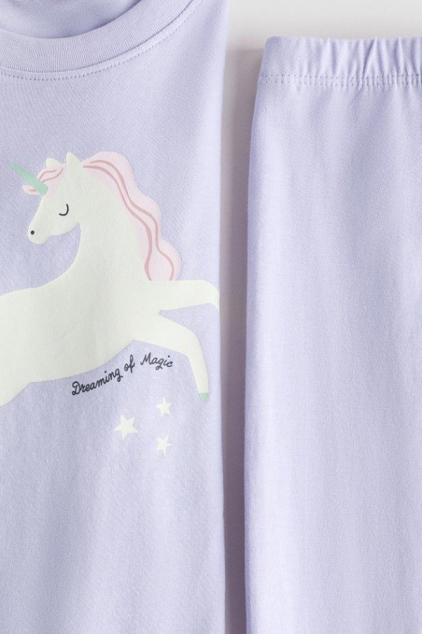 Producto - Pijama HyM unicornio lila - 1