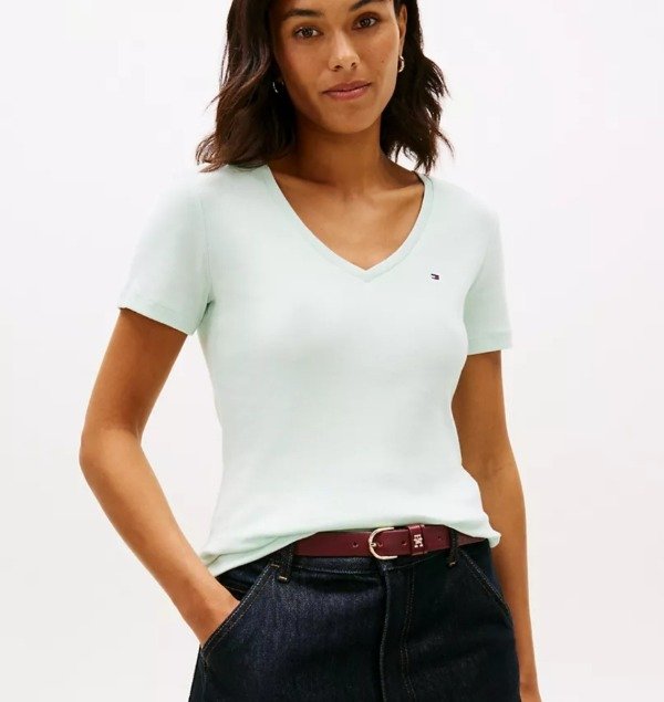 Producto - Remera manga corta Tommy Hilfiger talle S menta