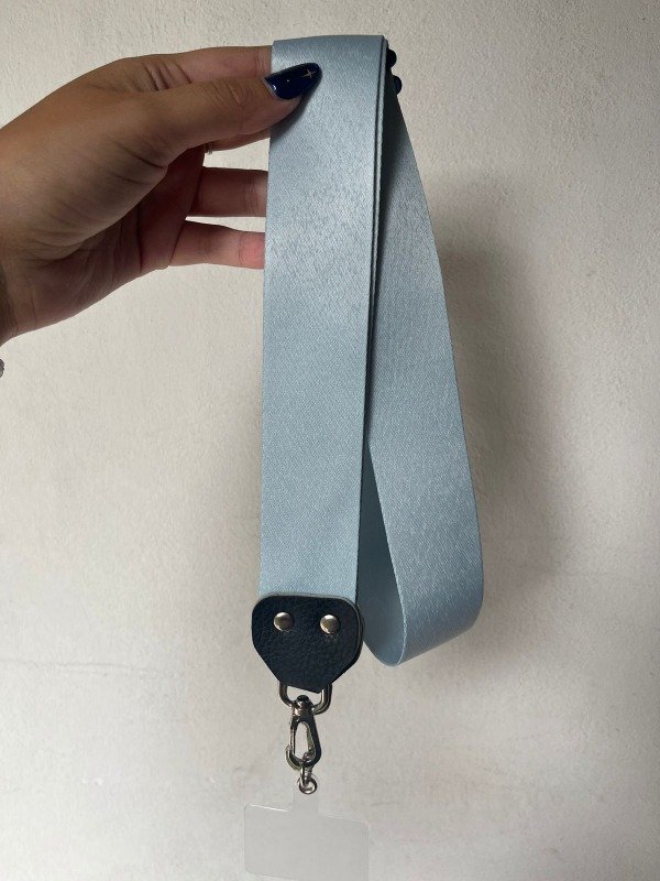 Producto - Correas largas celeste pastel